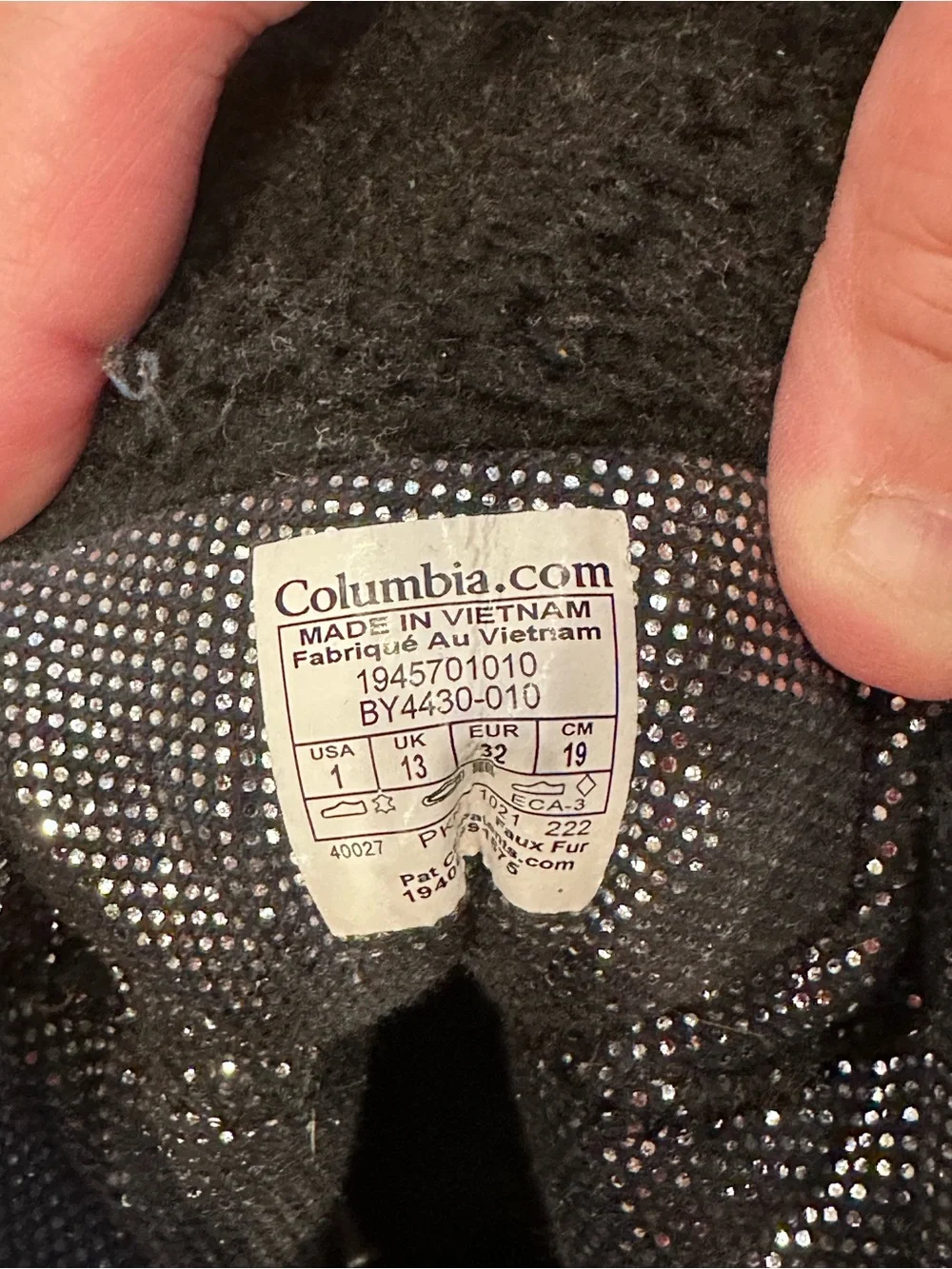 Columbia Kids Black Insulated Winter Boots with Quick-Pull Lacing